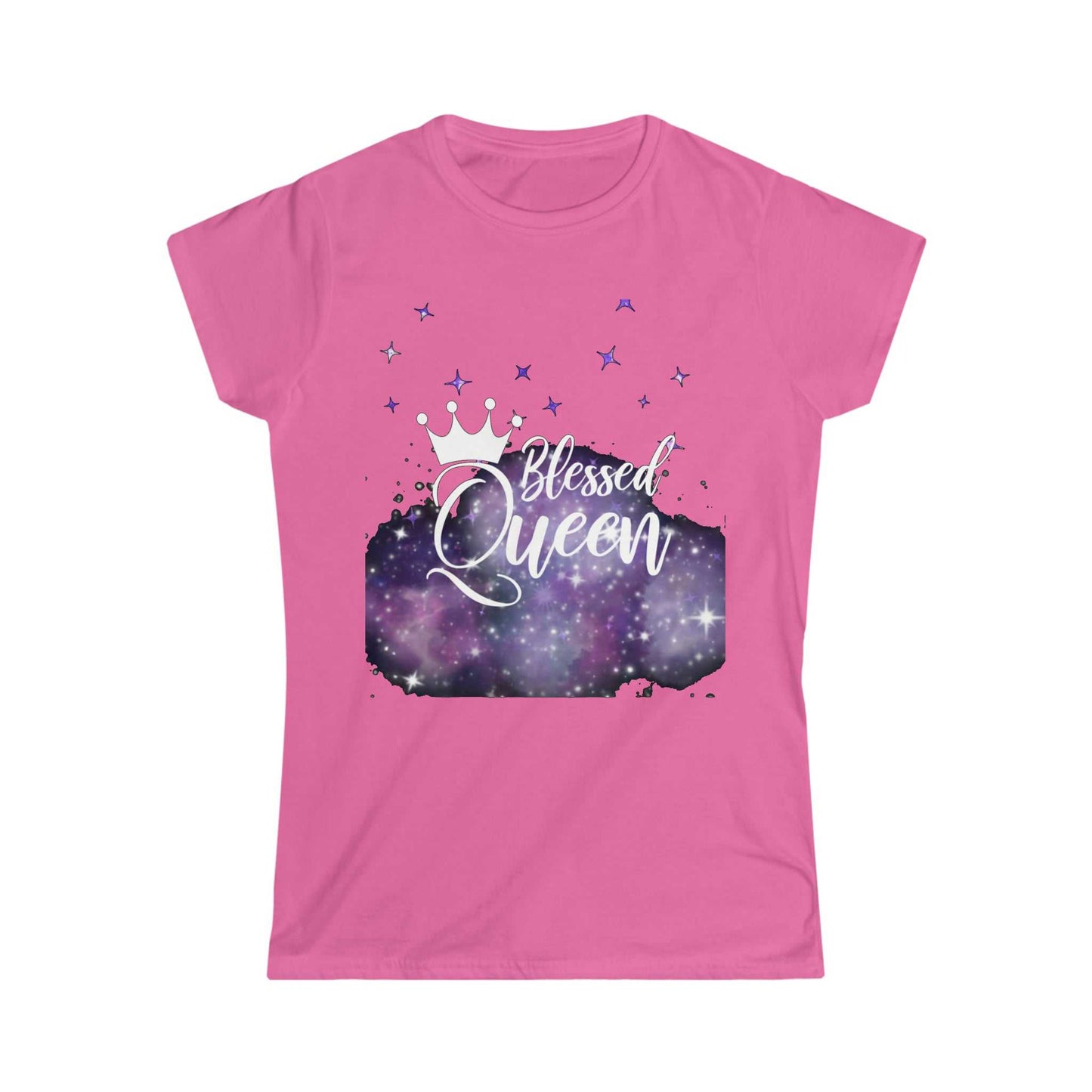 Blessed Queen Women's Softstyle Tee T-shirts and Tanks T-Shirt Good Vibes Daily Lab 28