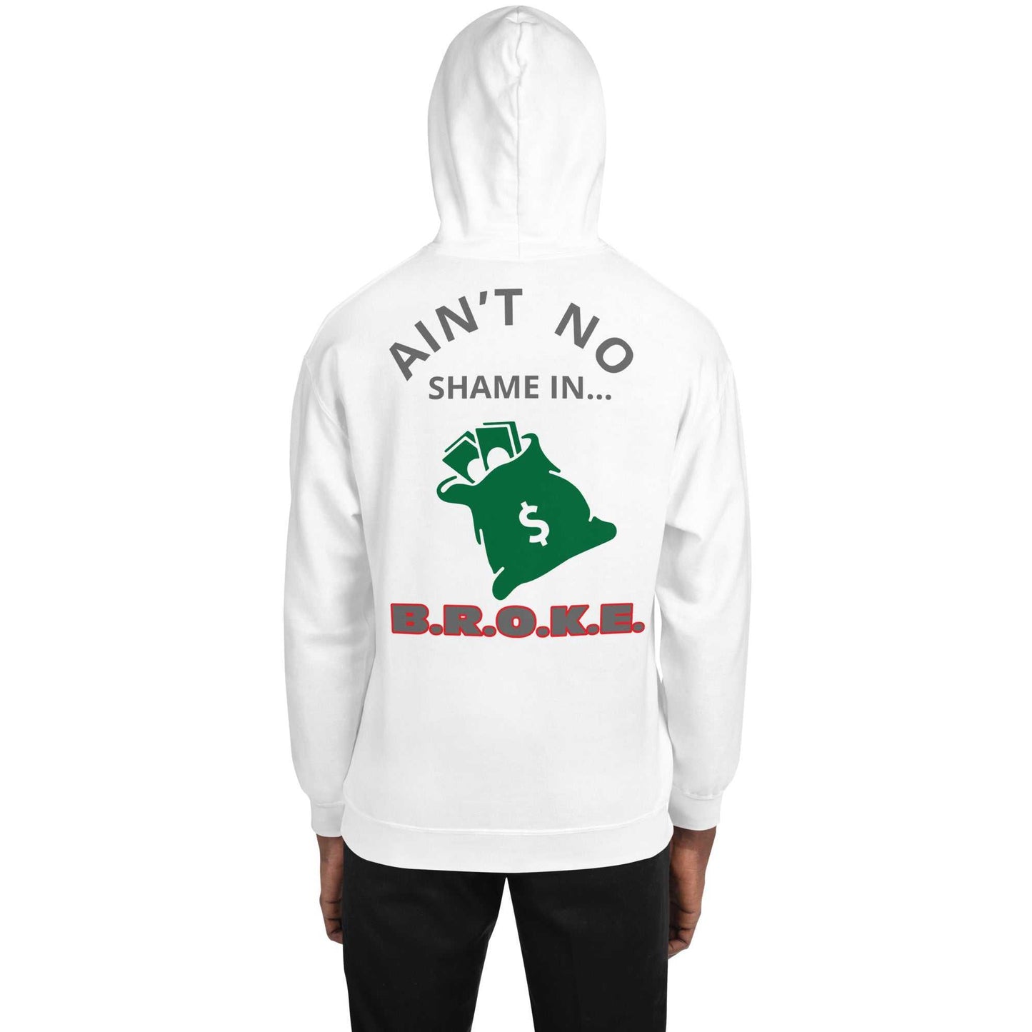 Broke Unisex Hoodie Hoodies and Sweatshirts Hoodie Good Vibes Daily Lab 54