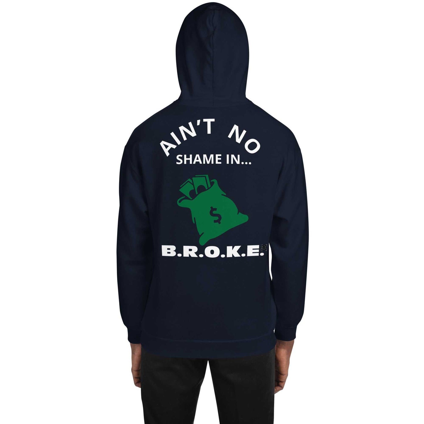Broke Unisex Hoodie Hoodies and Sweatshirts Hoodie Good Vibes Daily Lab 54