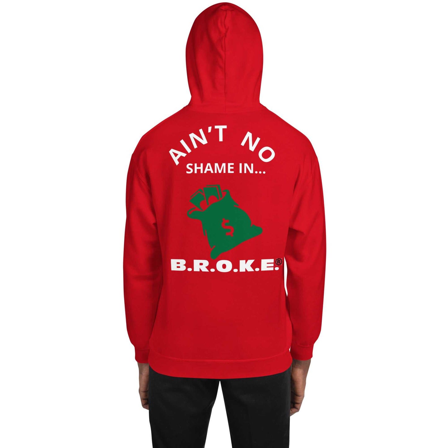 Broke Unisex Hoodie Hoodies and Sweatshirts Hoodie Good Vibes Daily Lab 54