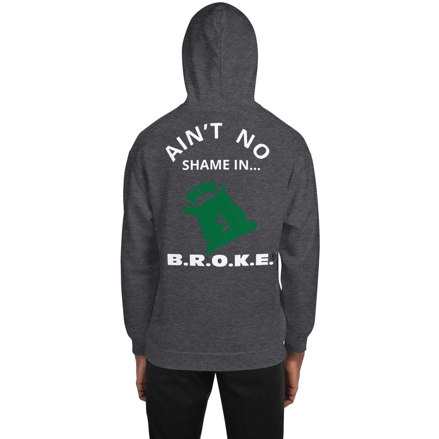 Broke Unisex Hoodie Hoodies and Sweatshirts Hoodie Good Vibes Daily Lab 54