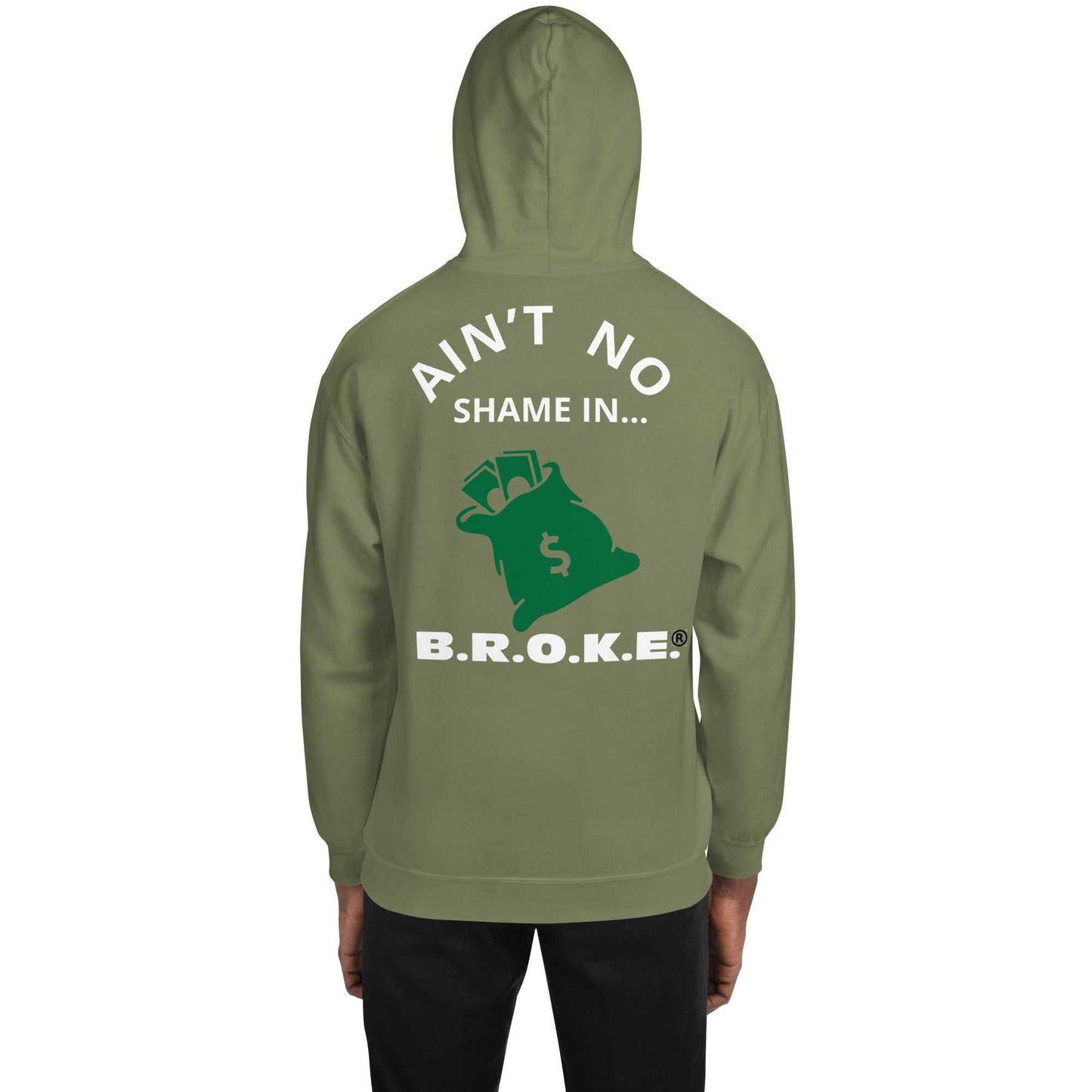 Broke Unisex Hoodie Hoodies and Sweatshirts Hoodie Good Vibes Daily Lab 54