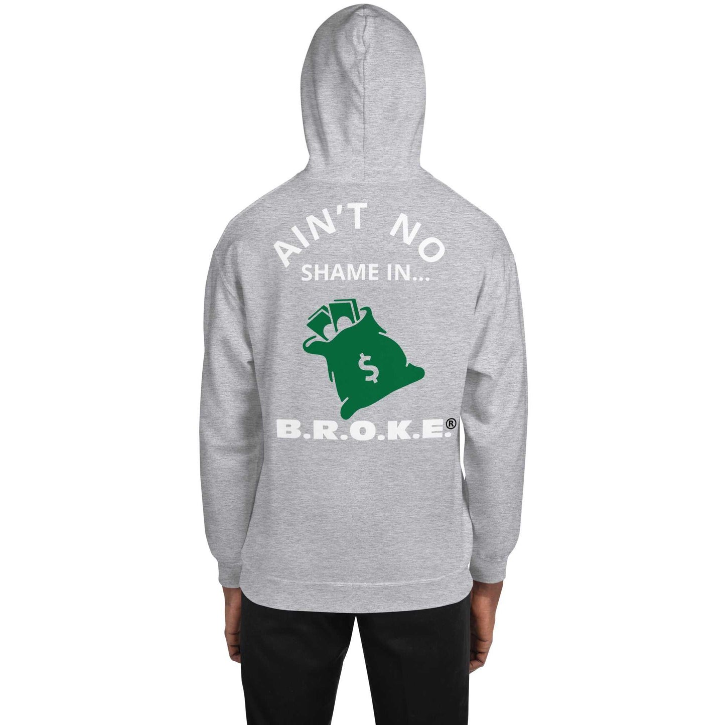 Broke Unisex Hoodie Hoodies and Sweatshirts Hoodie Good Vibes Daily Lab 54