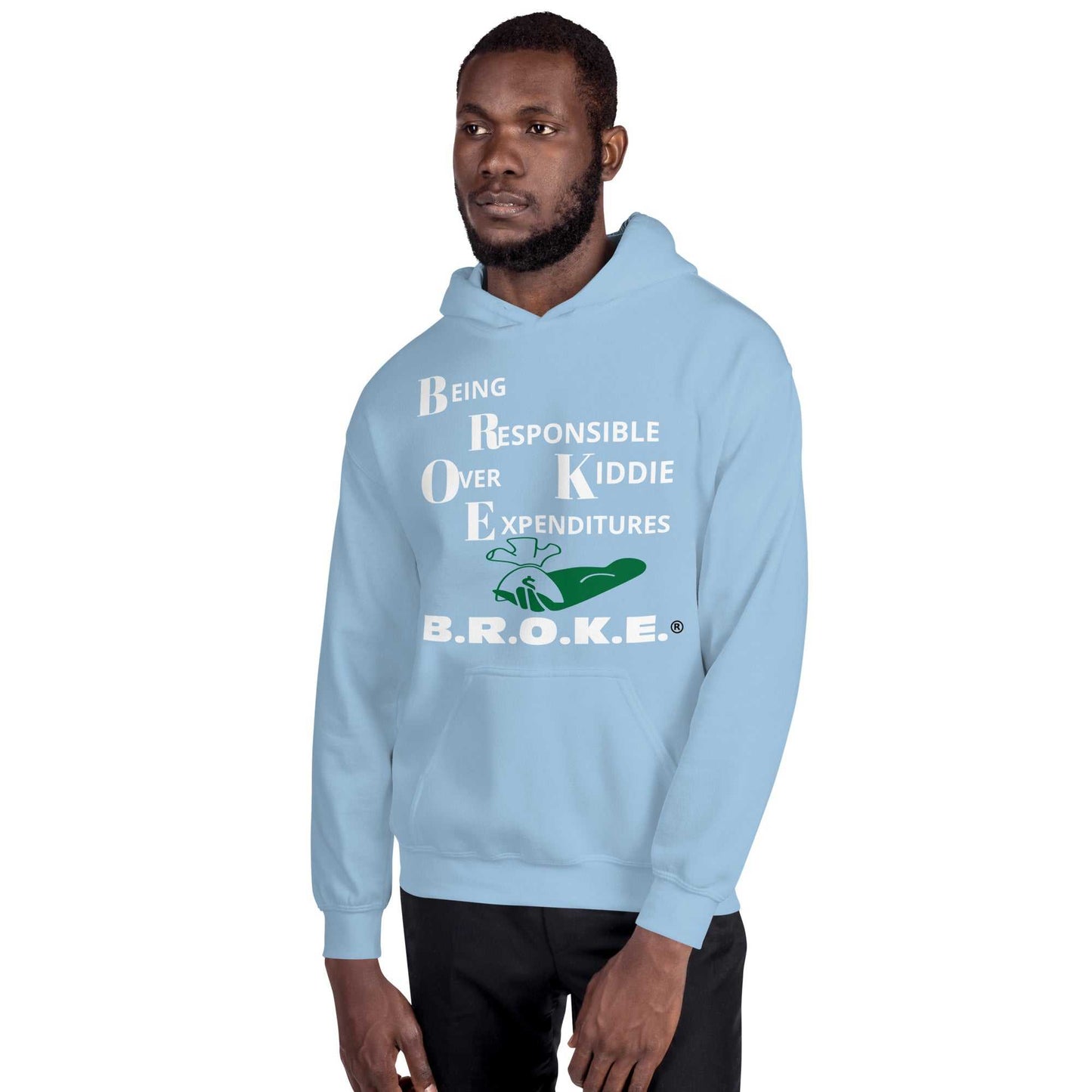 Broke Unisex Hoodie Hoodies and Sweatshirts Hoodie Good Vibes Daily Lab 54