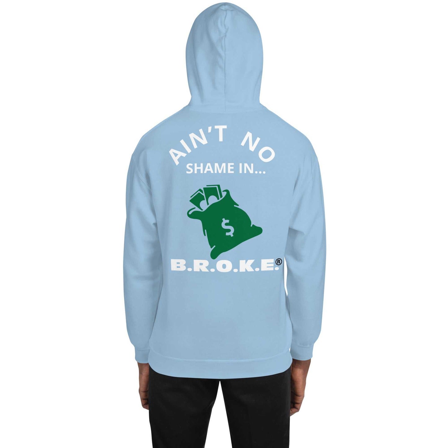 Broke Unisex Hoodie Hoodies and Sweatshirts Hoodie Good Vibes Daily Lab 54