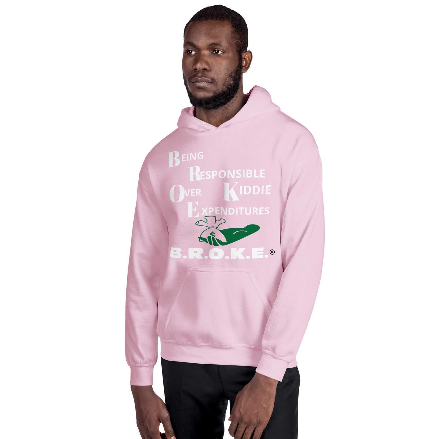 Broke Unisex Hoodie Hoodies and Sweatshirts Hoodie Good Vibes Daily Lab 54