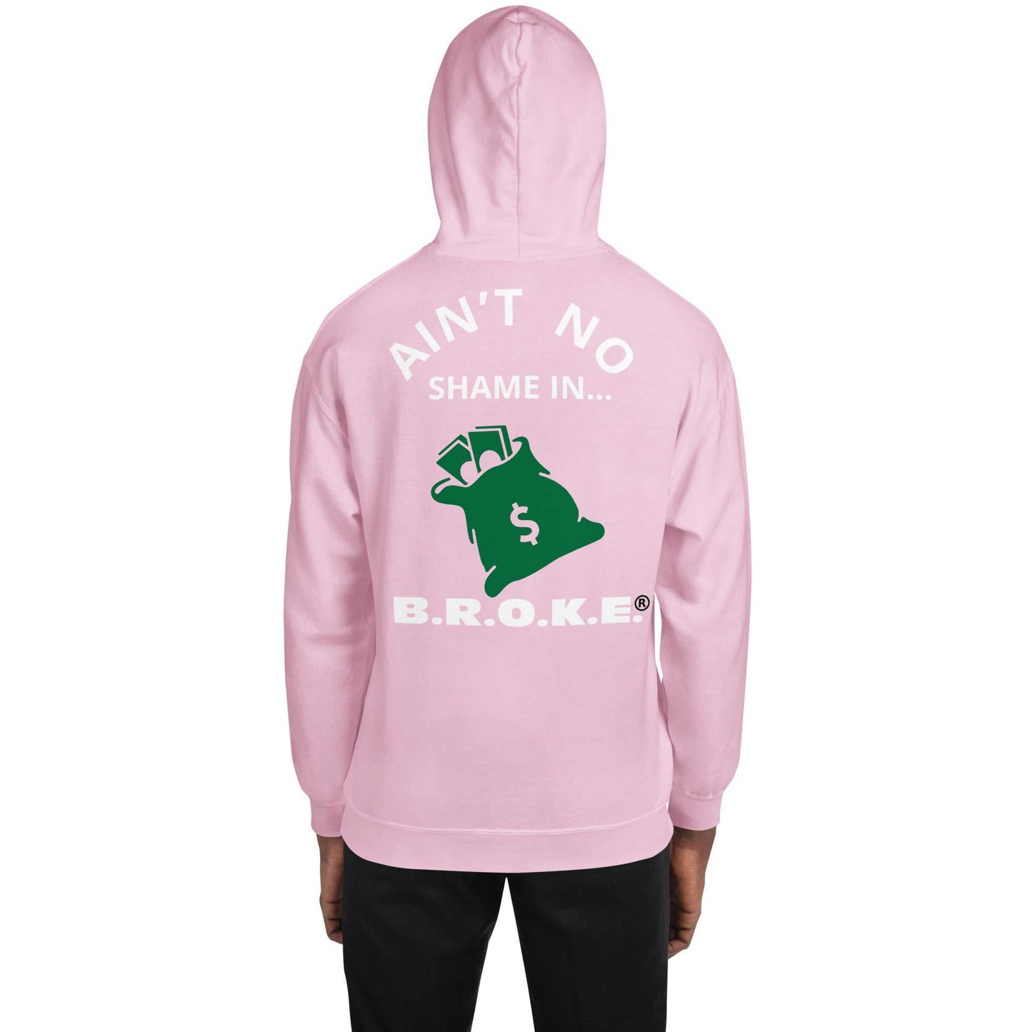 Broke Unisex Hoodie Hoodies and Sweatshirts Hoodie Good Vibes Daily Lab 54