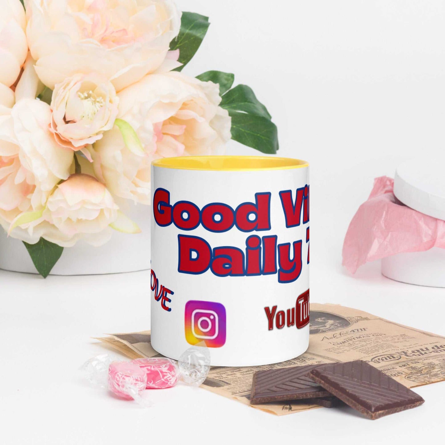 Good Vibes Color Inside Mug Motivation on the Go!! $ 22.00 Good Vibes Daily Lab Good Vibes Daily Lab
