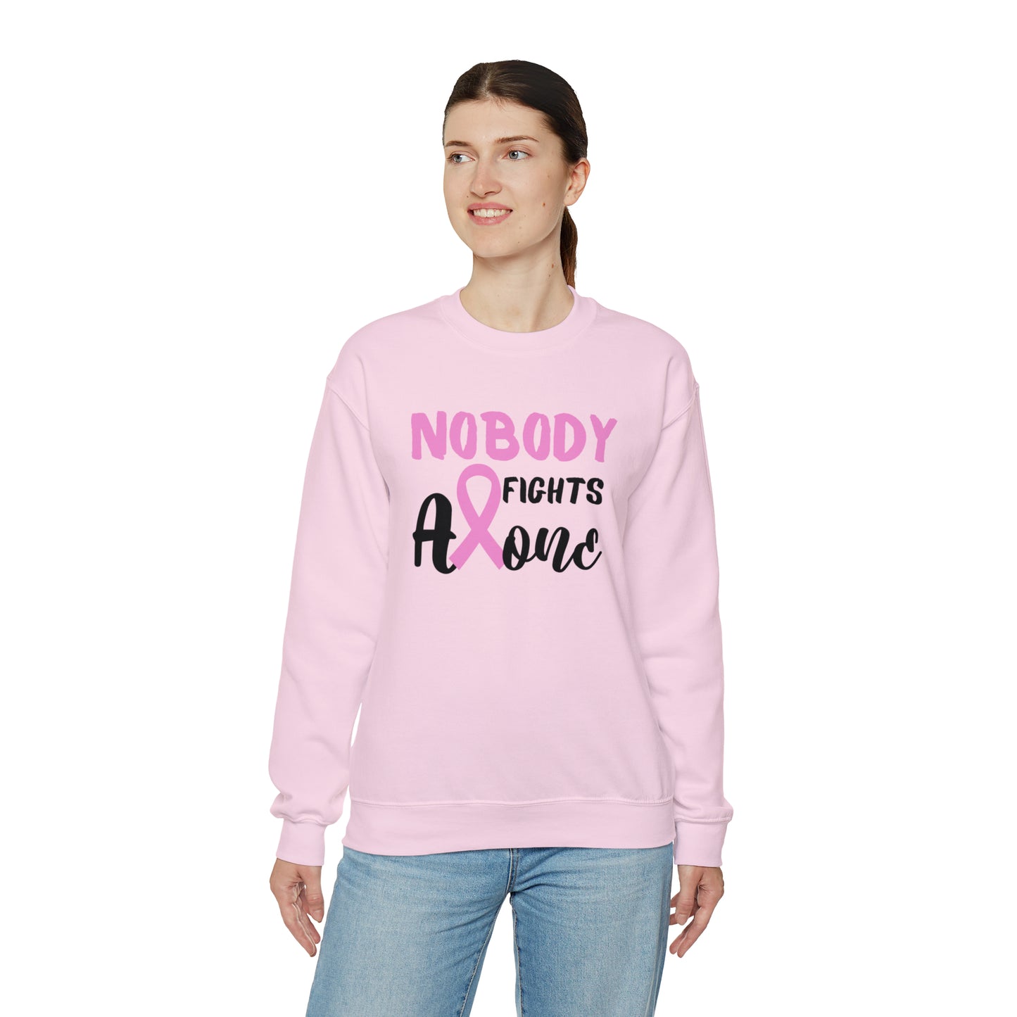 Nobody Fights Alone Heavy Blend™ Crewneck Sweatshirt