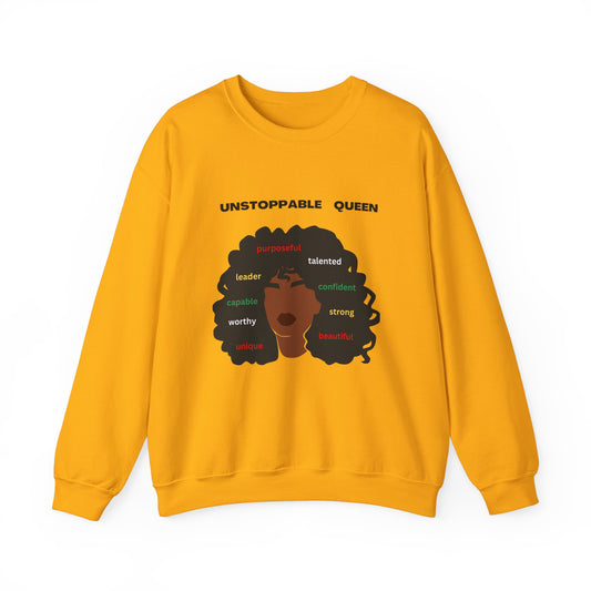 Unstoppable Queen Unisex Heavy Blend™ Crewneck Sweatshirt