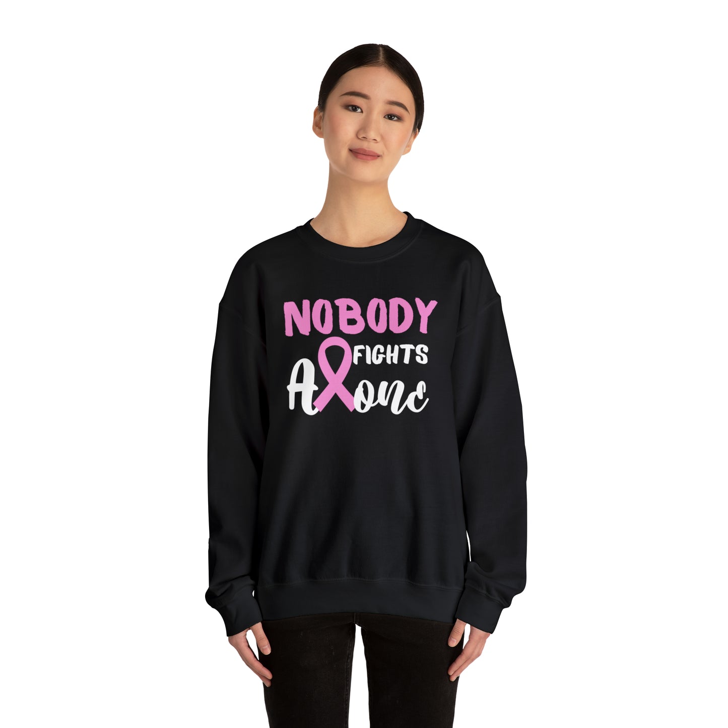 Nobody Fights Alone Heavy Blend™ Crewneck Sweatshirt