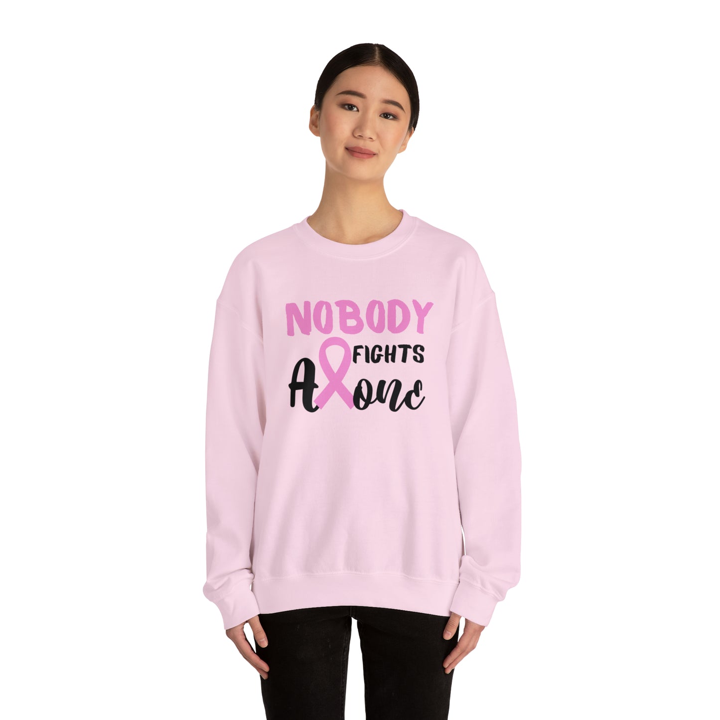 Nobody Fights Alone Heavy Blend™ Crewneck Sweatshirt