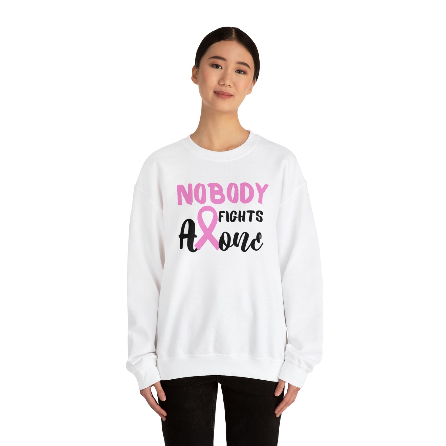 Nobody Fights Alone Heavy Blend™ Crewneck Sweatshirt