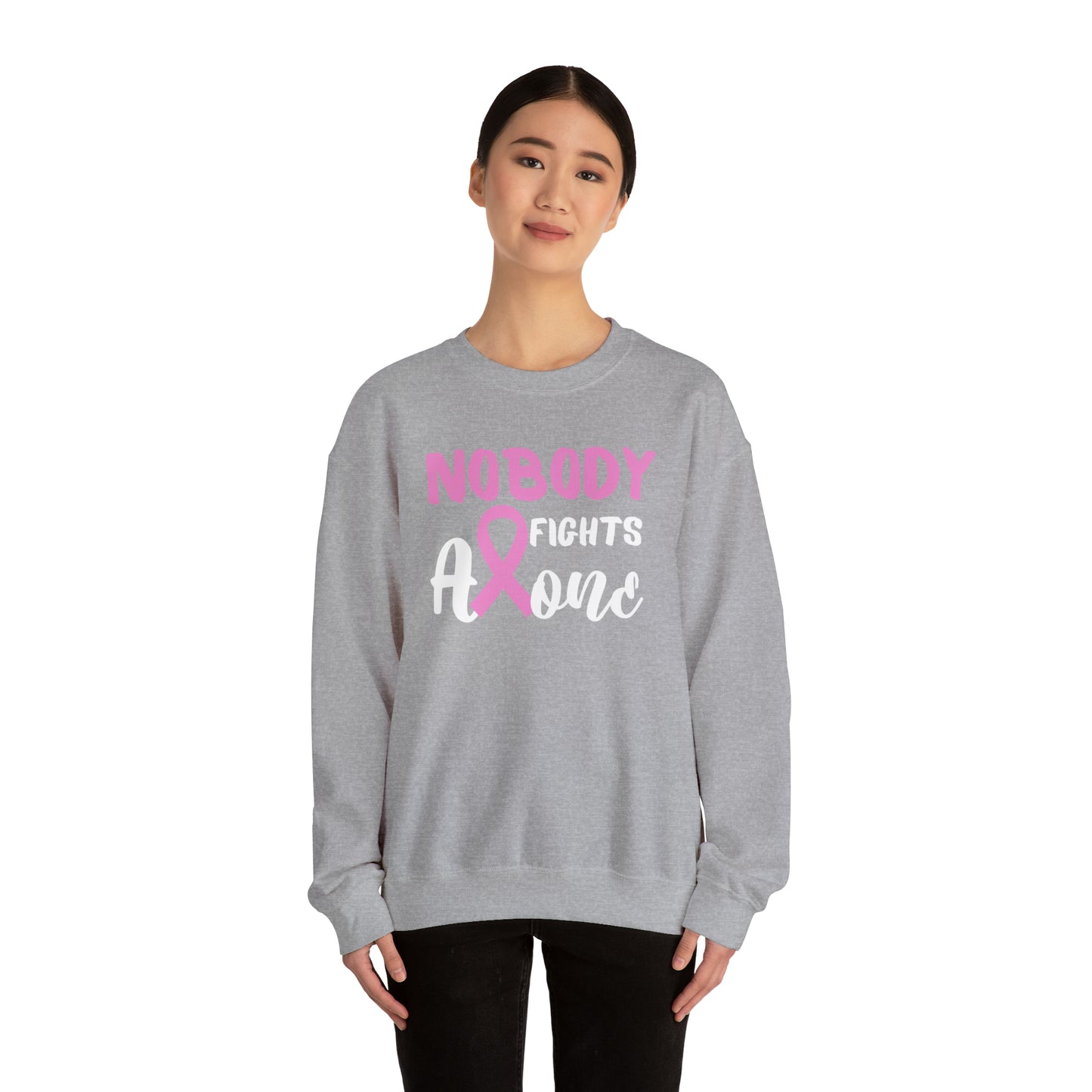 Nobody Fights Alone Heavy Blend™ Crewneck Sweatshirt