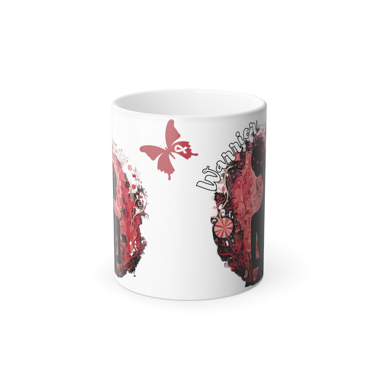 Warrior Butterfly Color Morphing Mug, 11oz