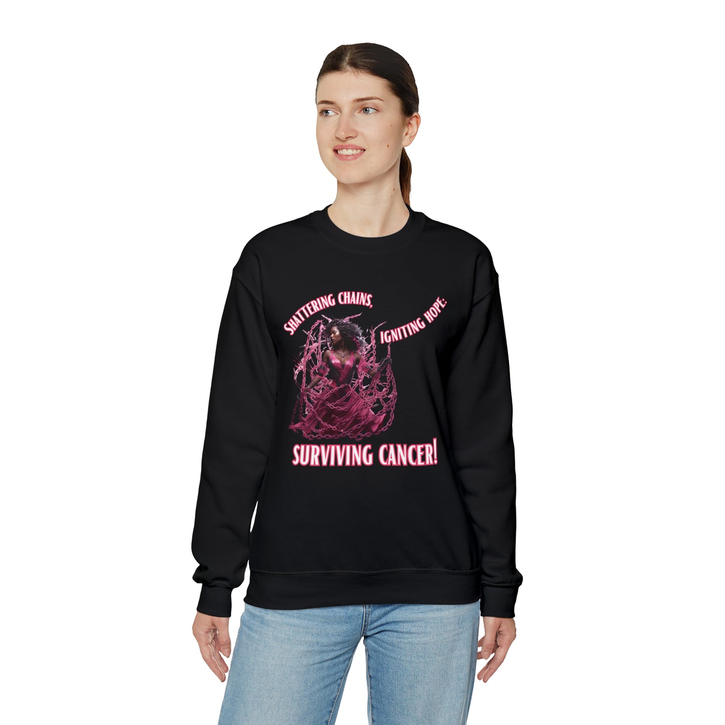 Shattering Chains Unisex Heavy Blend™ Crewneck Sweatshirt