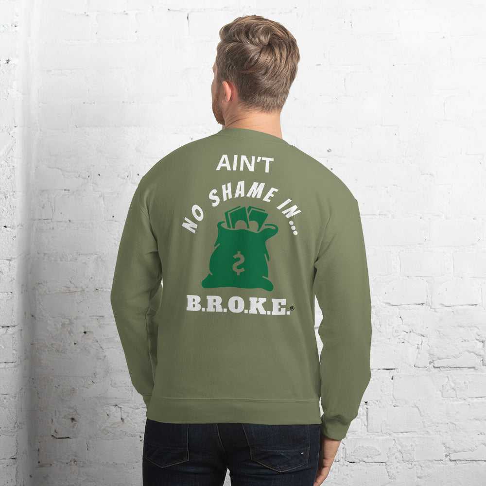 Broke Unisex Sweatshirt Hoodies and Sweatshirts Sweatshirt Good Vibes Daily Lab 38