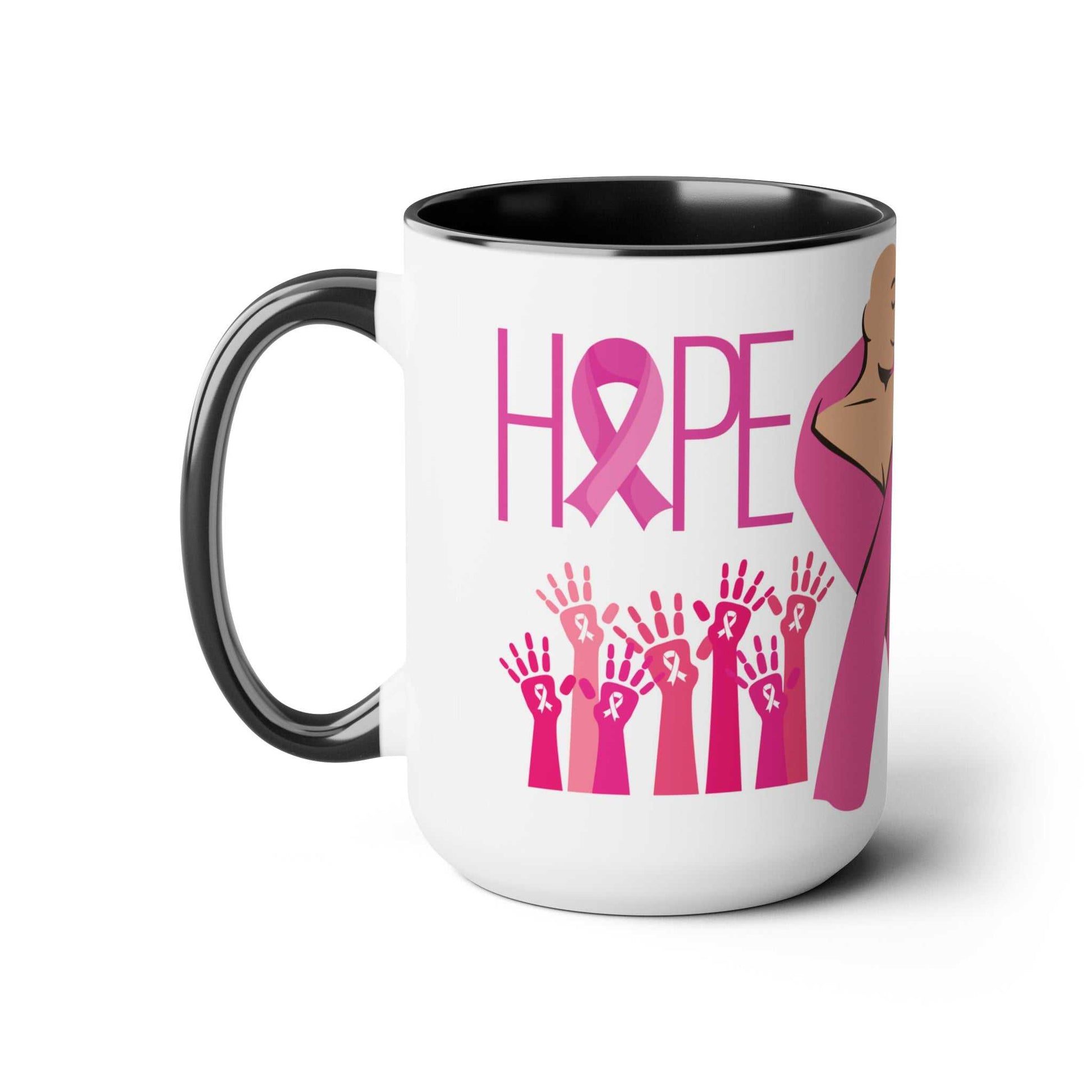 Hope Two-Tone Coffee Mugs, 15oz All Products Mug Good Vibes Daily Lab 25