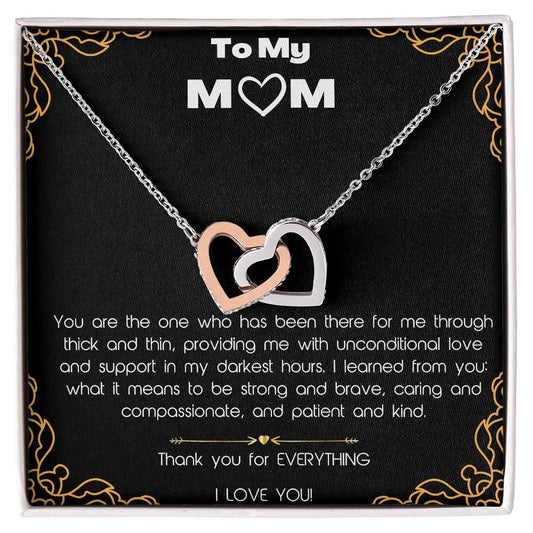 Interlocking Hearts Necklace --MOM-- Jewelry for Any and Every Occasion Jewelry Good Vibes Daily Lab 59