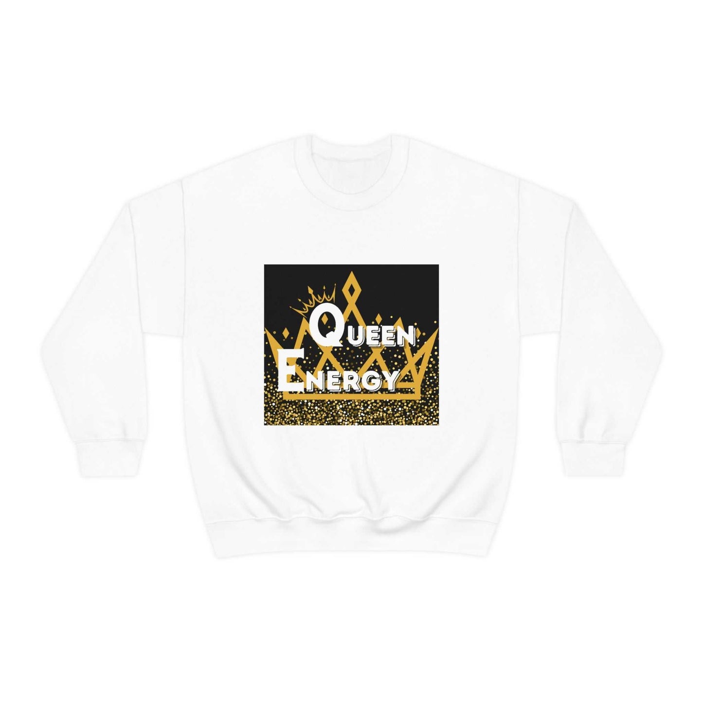 Queen Energy Unisex Heavy Blend™ Crewneck Sweatshirt Hoodies and Sweatshirts Sweatshirt Good Vibes Daily Lab 38