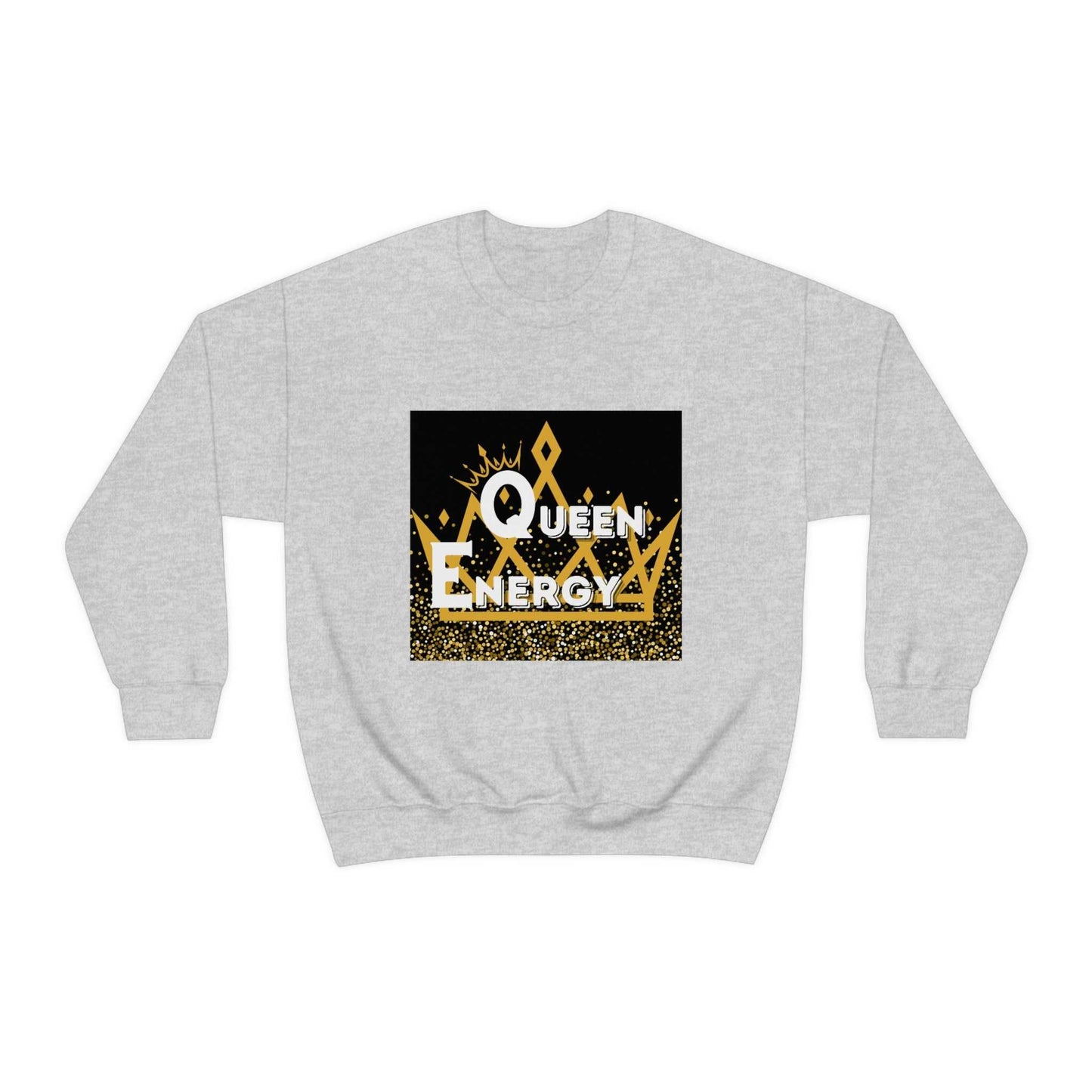 Queen Energy Unisex Heavy Blend™ Crewneck Sweatshirt Hoodies and Sweatshirts Sweatshirt Good Vibes Daily Lab 38