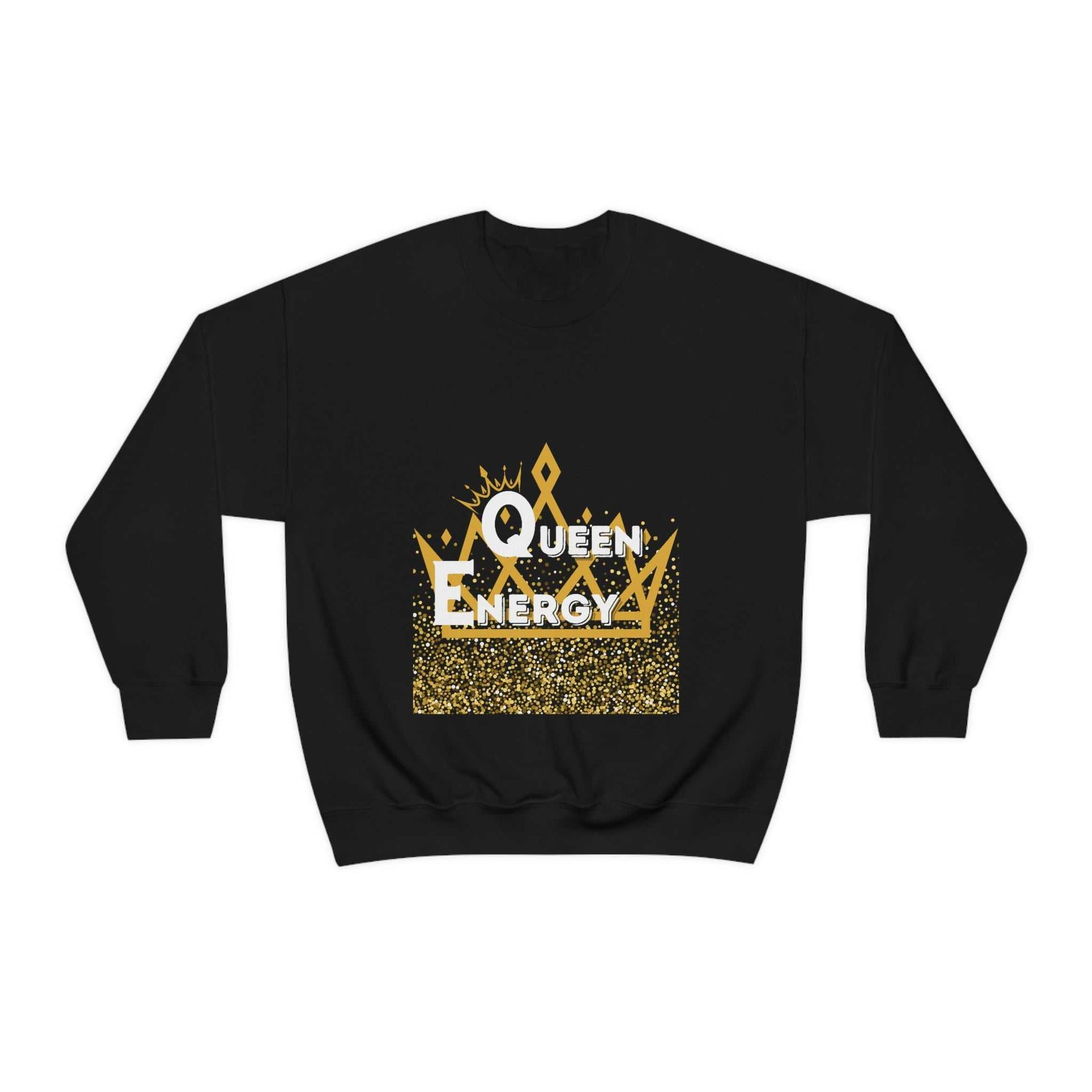 Queen Energy Unisex Heavy Blend™ Crewneck Sweatshirt Hoodies and Sweatshirts Sweatshirt Good Vibes Daily Lab 38