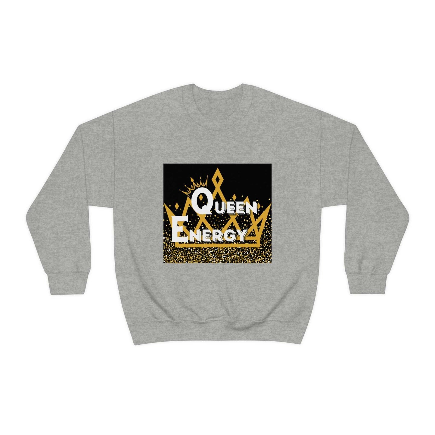 Queen Energy Unisex Heavy Blend™ Crewneck Sweatshirt Hoodies and Sweatshirts Sweatshirt Good Vibes Daily Lab 38