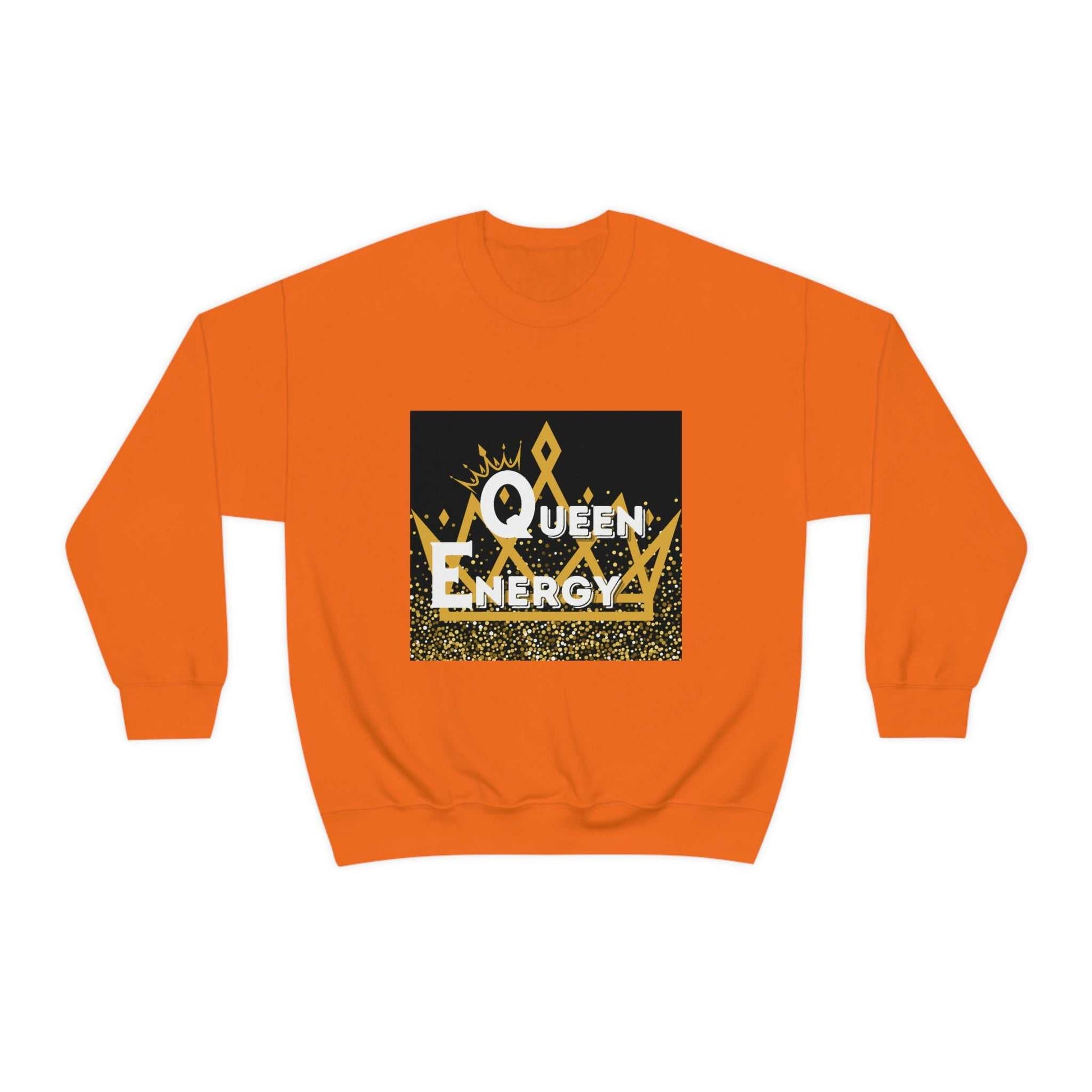 Queen Energy Unisex Heavy Blend™ Crewneck Sweatshirt Hoodies and Sweatshirts Sweatshirt Good Vibes Daily Lab 38