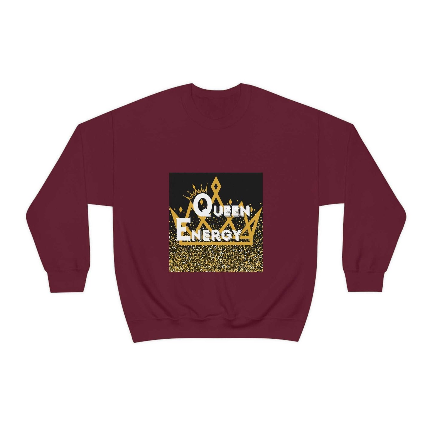 Queen Energy Unisex Heavy Blend™ Crewneck Sweatshirt Hoodies and Sweatshirts Sweatshirt Good Vibes Daily Lab 38
