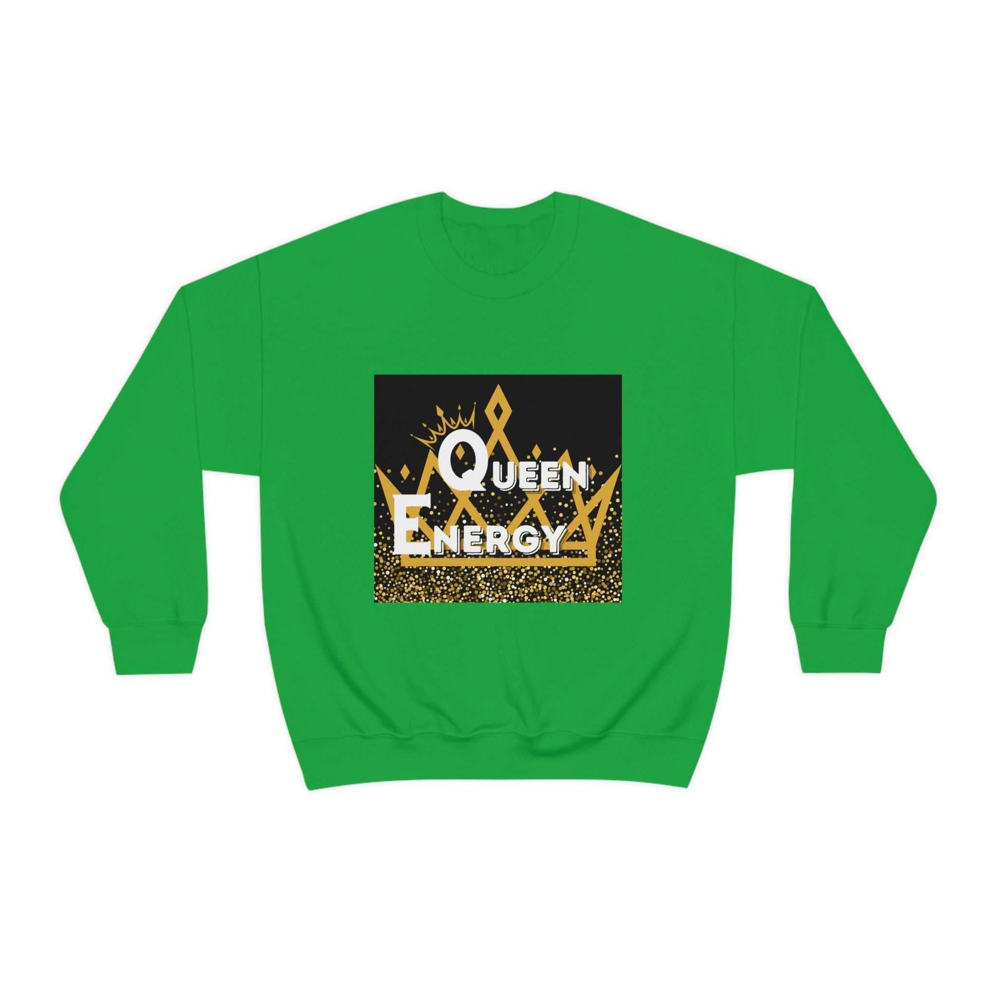 Queen Energy Unisex Heavy Blend™ Crewneck Sweatshirt Hoodies and Sweatshirts Sweatshirt Good Vibes Daily Lab 38