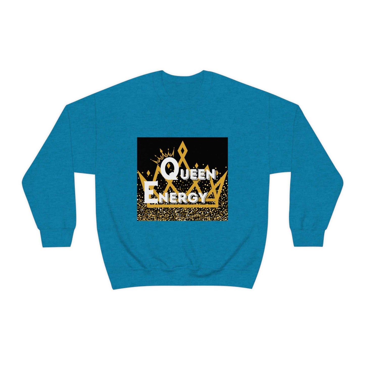 Queen Energy Unisex Heavy Blend™ Crewneck Sweatshirt Hoodies and Sweatshirts Sweatshirt Good Vibes Daily Lab 38