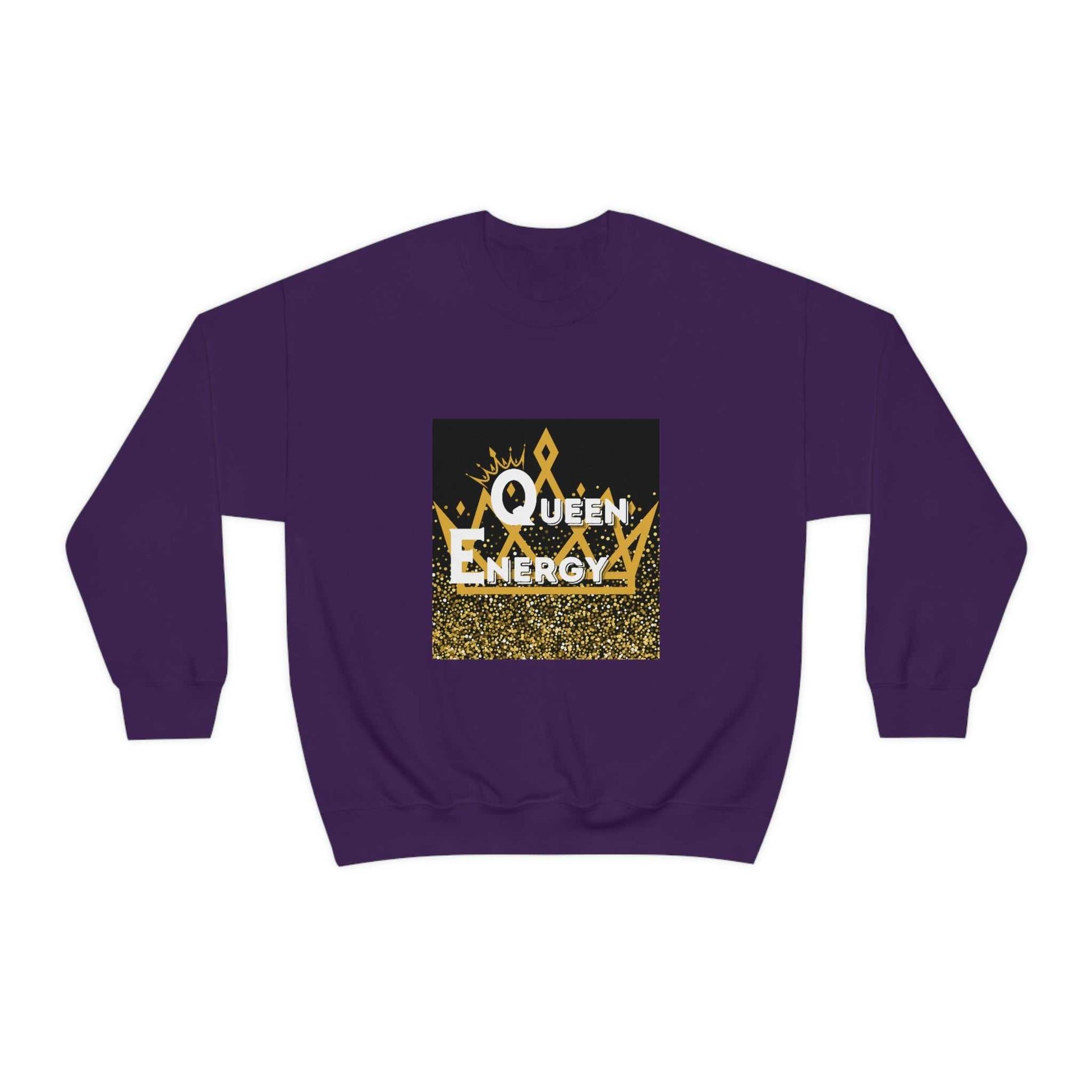 Queen Energy Unisex Heavy Blend™ Crewneck Sweatshirt Hoodies and Sweatshirts Sweatshirt Good Vibes Daily Lab 38