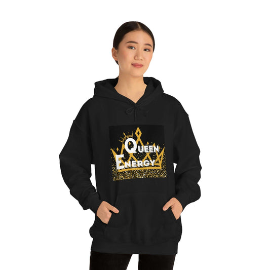 Queen Energy Unisex Heavy Blend™ Hooded Sweatshirt Hoodies and Sweatshirts Hoodie Good Vibes Daily Lab 42