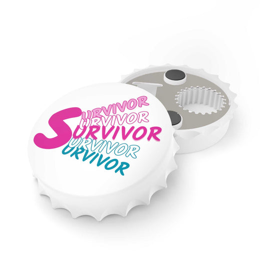 Survivor Bottle Opener Breast Cancer Awareness Accessories Good Vibes Daily Lab 8